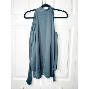 Slate & Willow Slate Long Sleeve Cold Shoulder Tie Back Top Women's Size Small S